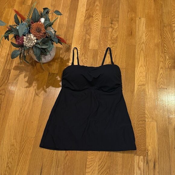 FLEXEES Black Shelf Bra Camisole Tank - XL - Picture 3 of 5